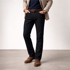 HILTL Seth Raw Black Denim Jeans Men’s‎ 46x36 European Luxury BU1